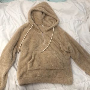 Zaful fuzzy hoodie